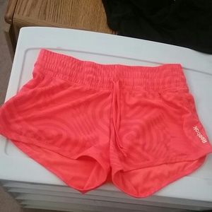 Reebok shorts orange