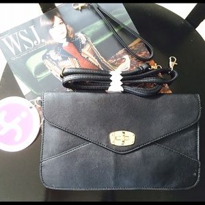 🌻 Clutch meets Crossbody - Black