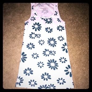 Floral boyfriend tank