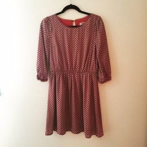 Altar'd State Earth-tone Orange Dress