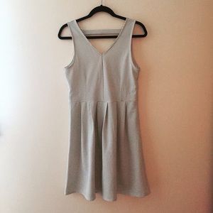 Altar'd State Low-back Pinstriped Dress