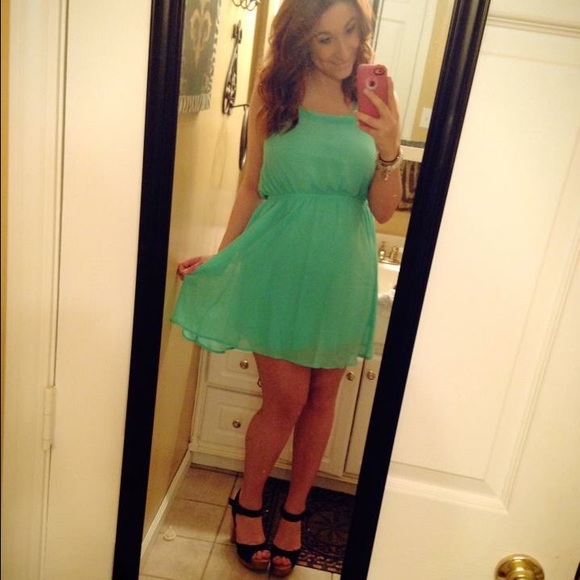 Mint Green Dress