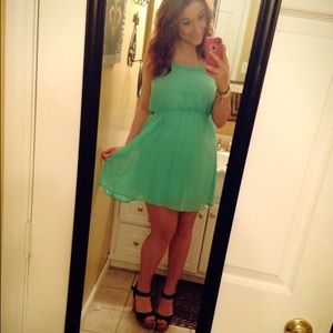Mint Green Dress