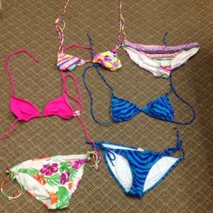 Bikini sets and bikini bottoms
