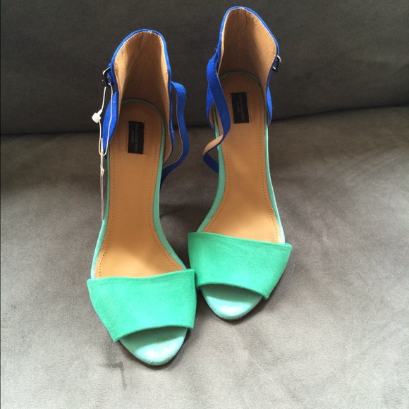 SOLD! Zara Colorblock sandals - brand new w tags!