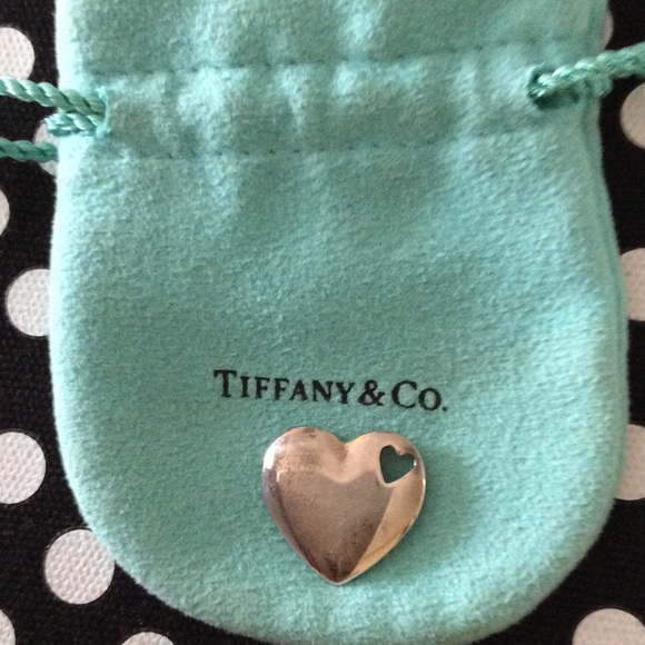 Tiffany & Co. Jewelry - Tiffany silver heart charm - Does not come w chain Tiffany & Co. Jewelry - Tiffany silver heart charm - Does not come w chain