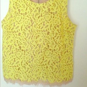 ann Taylor sz 2 lace eyelash blouse