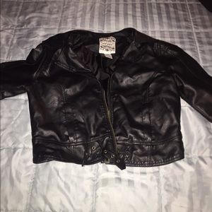 Leather jacket