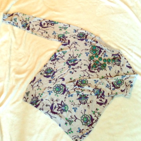 Old Navy Floral Sweater