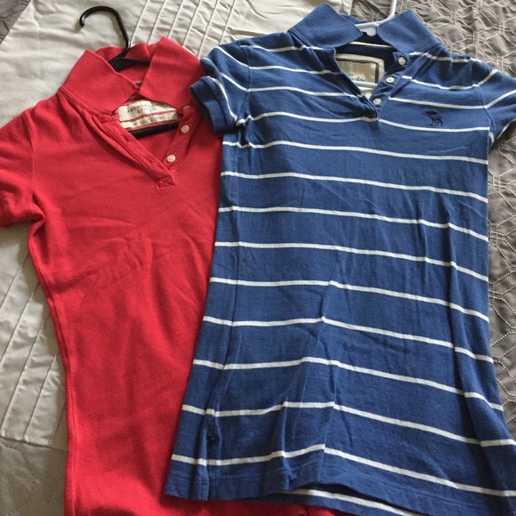 **BUNDLE** Abercrombie & Fitch female polos.