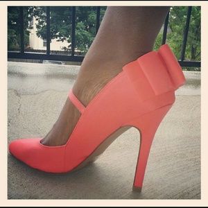 Coral High Heels