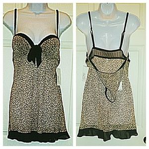 CHIFFON BABYDOLL Animal print