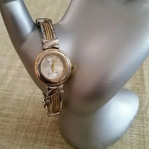 Anne Klein two-tone watch