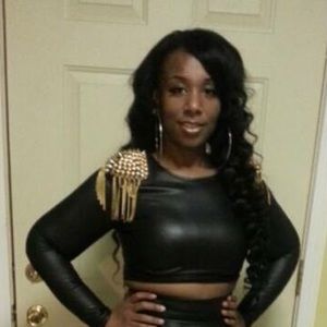 Faux leather crop top