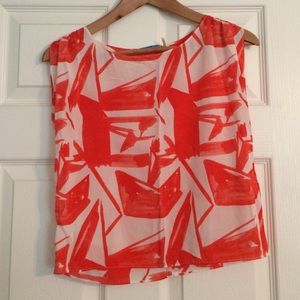 Alice and olivia crop top