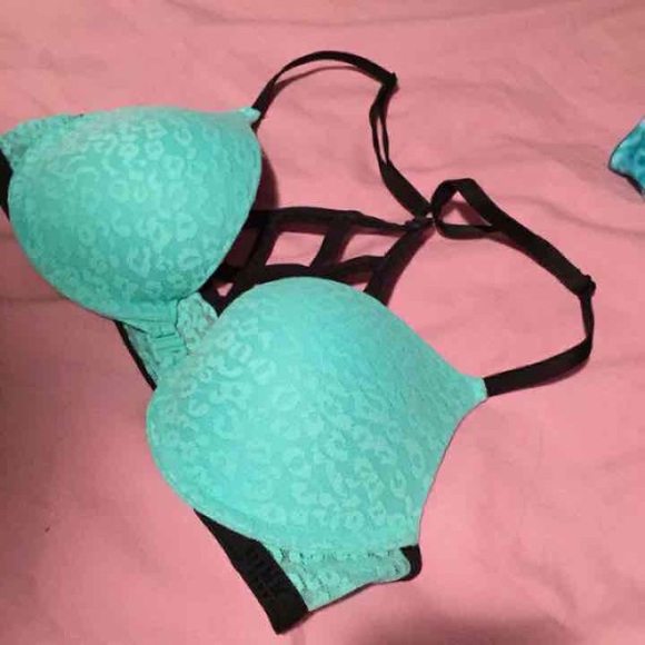 Vs pink strappy back bra