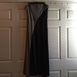 Strapless maxi dress
