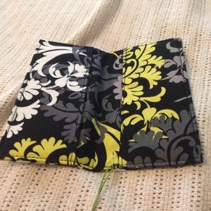 Vera Bradley Baroque check book cover