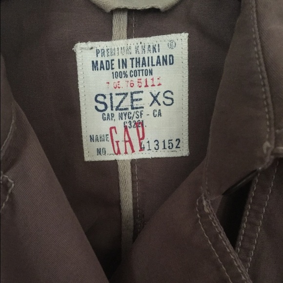 Gap | Premium Dark Khaki Trench Coat - Picture 4 of 6