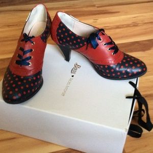 Bass by Rachel Antonoff Polka Dot Lady Oxford