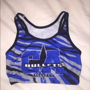 CA Bullets all star cheer sports bras BUNDLE