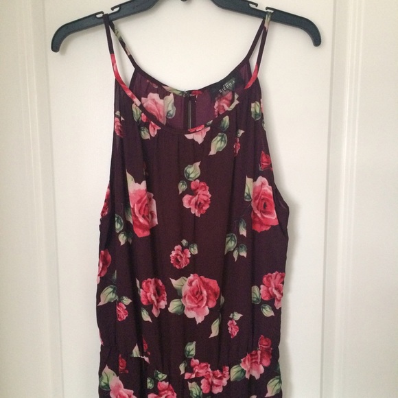 Boho Chic Floral Jumpsuit - Picture 2 of 3