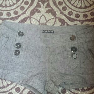 Express grey shorts