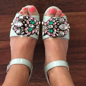 Platform Asos sandals size 6
