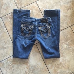 Embroidered Miss Me's. Mint Condition