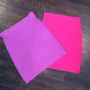 BCBG MAXAZRIA high waist bandage skirts