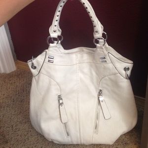 White purse
