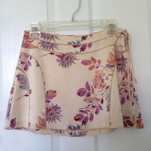 Silk miniskirt by Abercrombie and Fitch