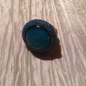 💎FREE💎 w/ purchase: Teal & gold ring