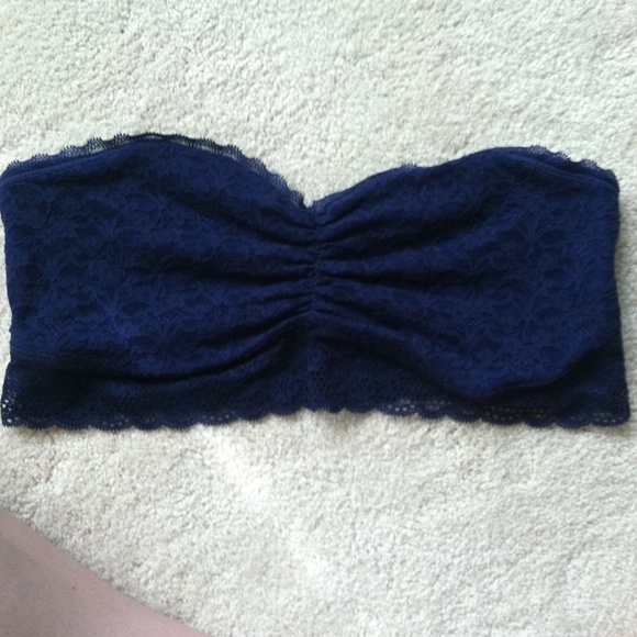 Aerie navy lace bandeau