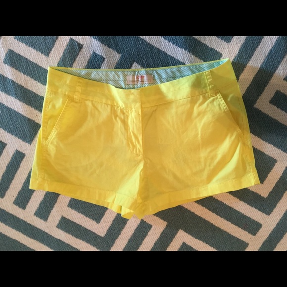 Neon Yellow Chino Shorts