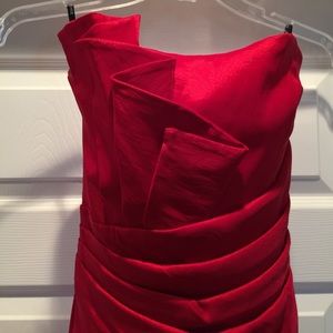 Red Jessica McClintock Formal Gown