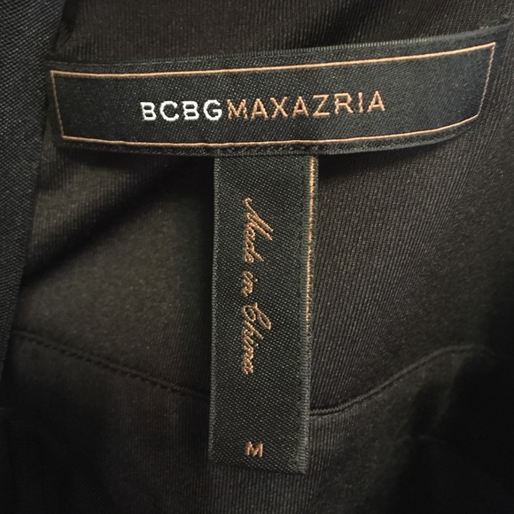 BCBGMAXAZRIA pleated neck top - Picture 2 of 3