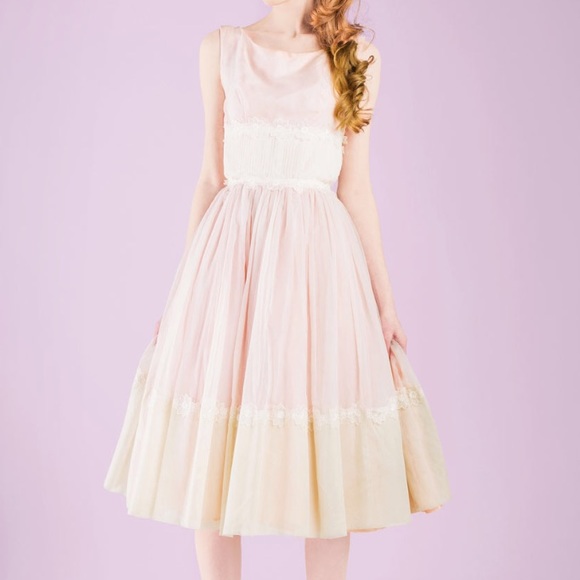 Vintage 1950s prom dress XS