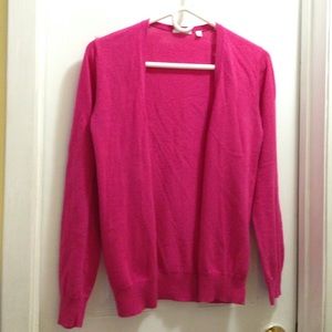 Pink cardigan