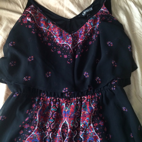 Express sheer maxi dress