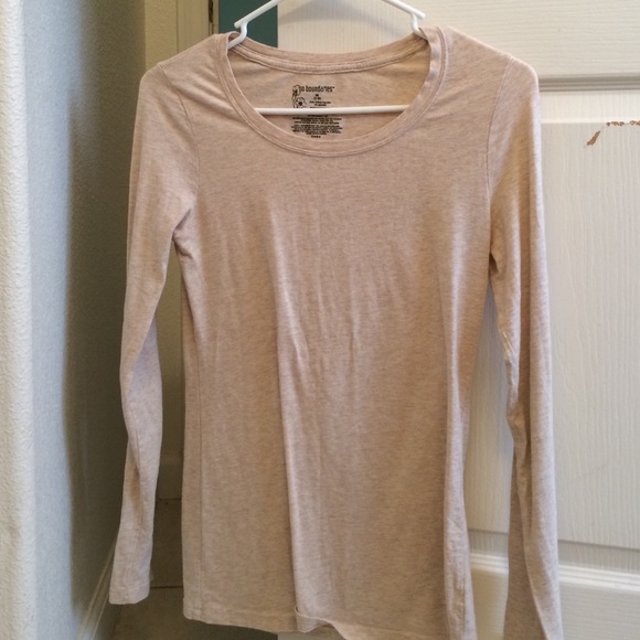 Nude long sleeve shirt Clearance