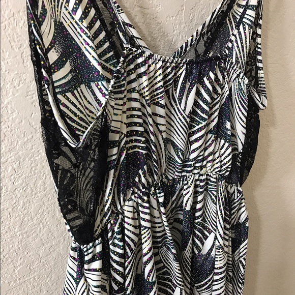 Summer Dress w Lace Cutouts - Picture 3 of 4