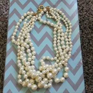 J.crew multistrand pearl necklace