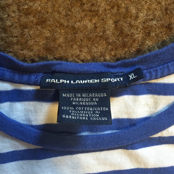 ralph lauren striped womens tee - Picture 2 of 2