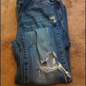Abercrombie boot cut jeans