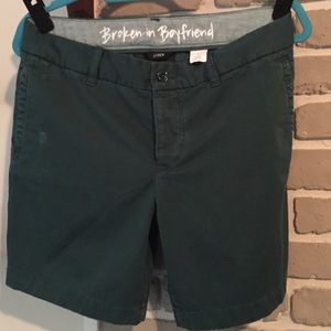 J.CREW Broken-in Boyfriend Chino Shorts
