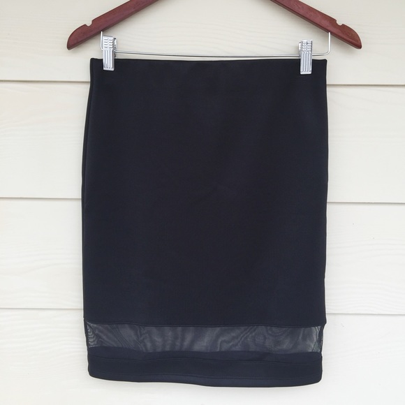 Mesh High Waist Skirt - Picture 1 of 2