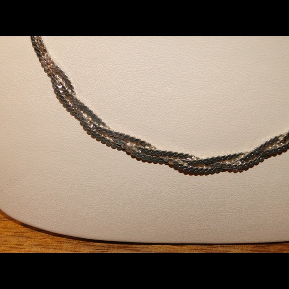 Beautiful Vintage Braided Sterling Sliver Necklace - Picture 3 of 4