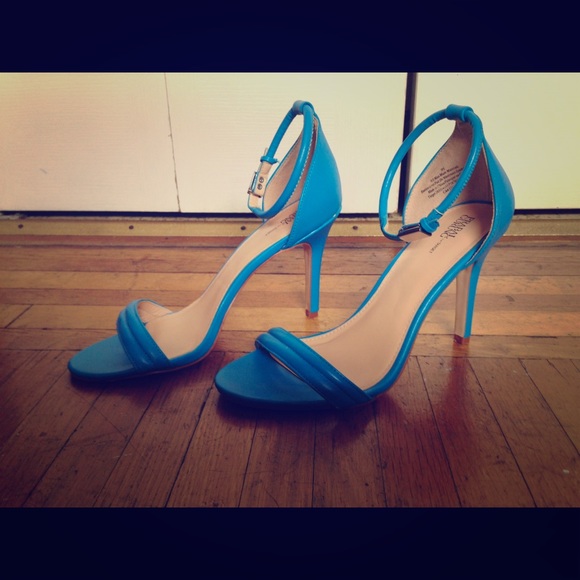 Bright blue Prabal Gurung heel.