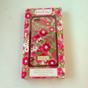 Lilly Pulitzer pink floral iPhone 5 case